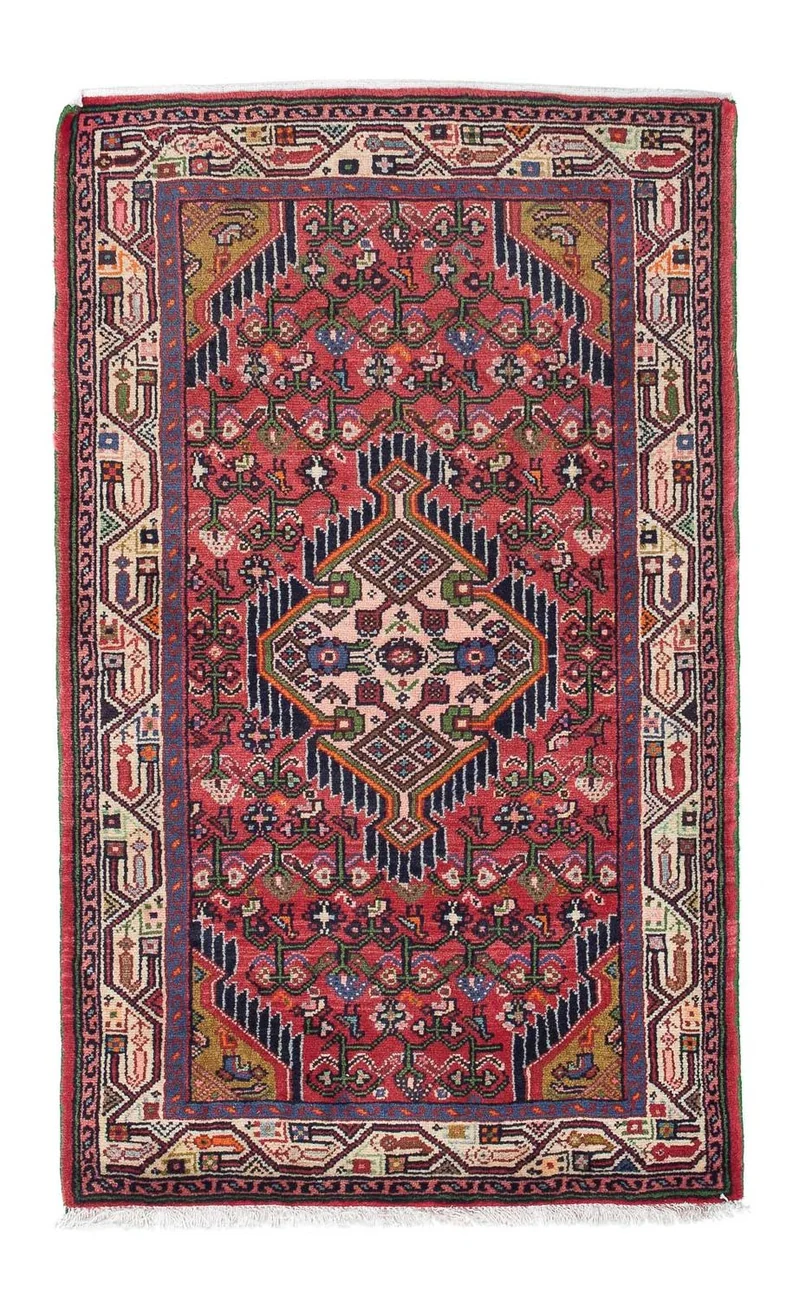 Perserteppich - Nomadic 76 x 129 cm - rot