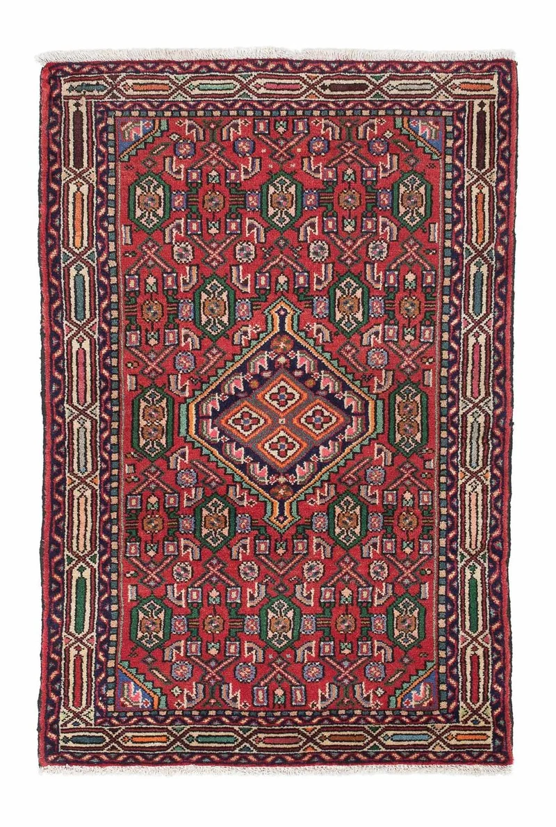 Perserteppich - Nomadic 81 x 128 cm - rot