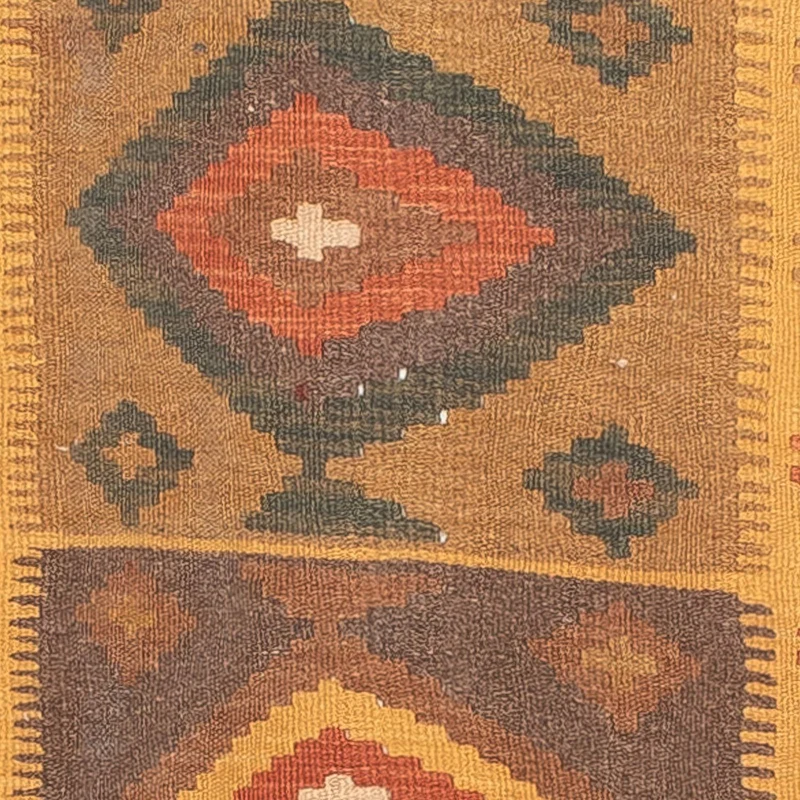 Kelim Teppich - Splash 79 x 297 cm - mehrfarbig