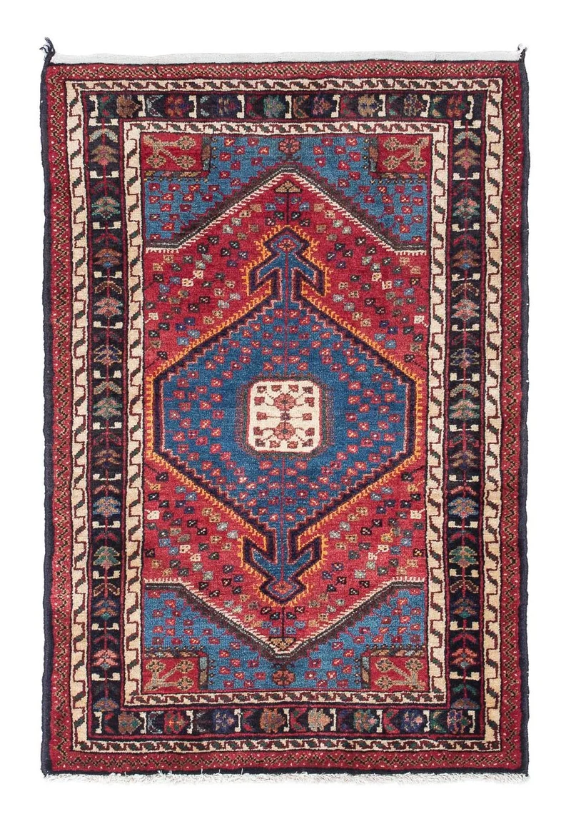 Perserteppich - Nomadic 81 x 120 cm - blau