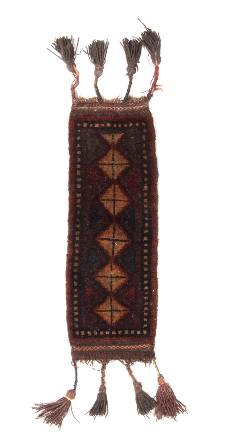 Belutsch Teppich - 24 x 68 cm - braun