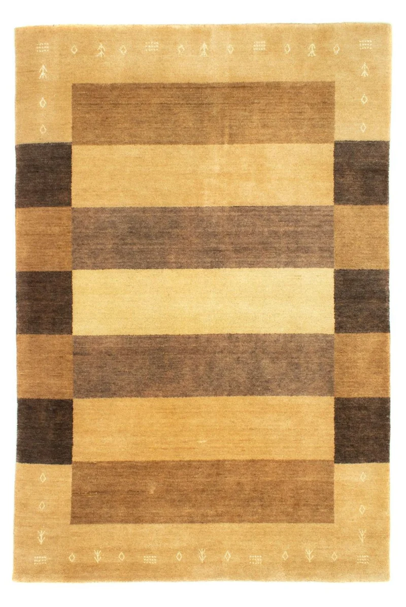 Gabbeh Teppich - Softy 164 x 229 cm - dunkelbeige