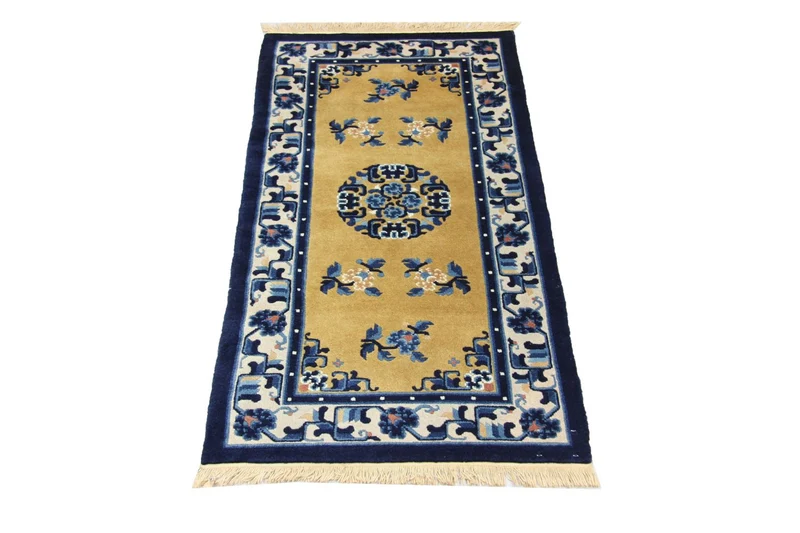 China Teppich 69 x 137 cm - blau