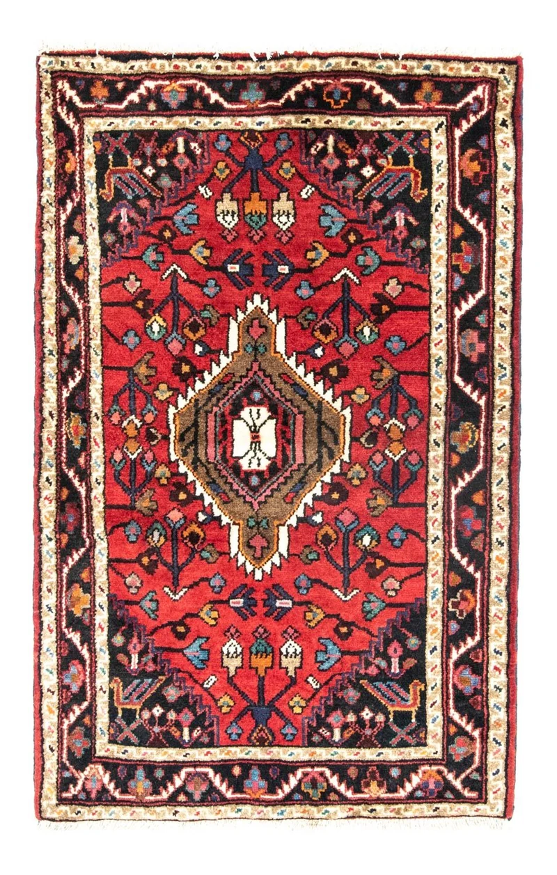 Perserteppich - Nomadic 85 x 133 cm - rot