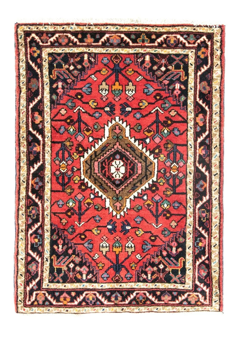 Perserteppich - Nomadic 80 x 122 cm - rot