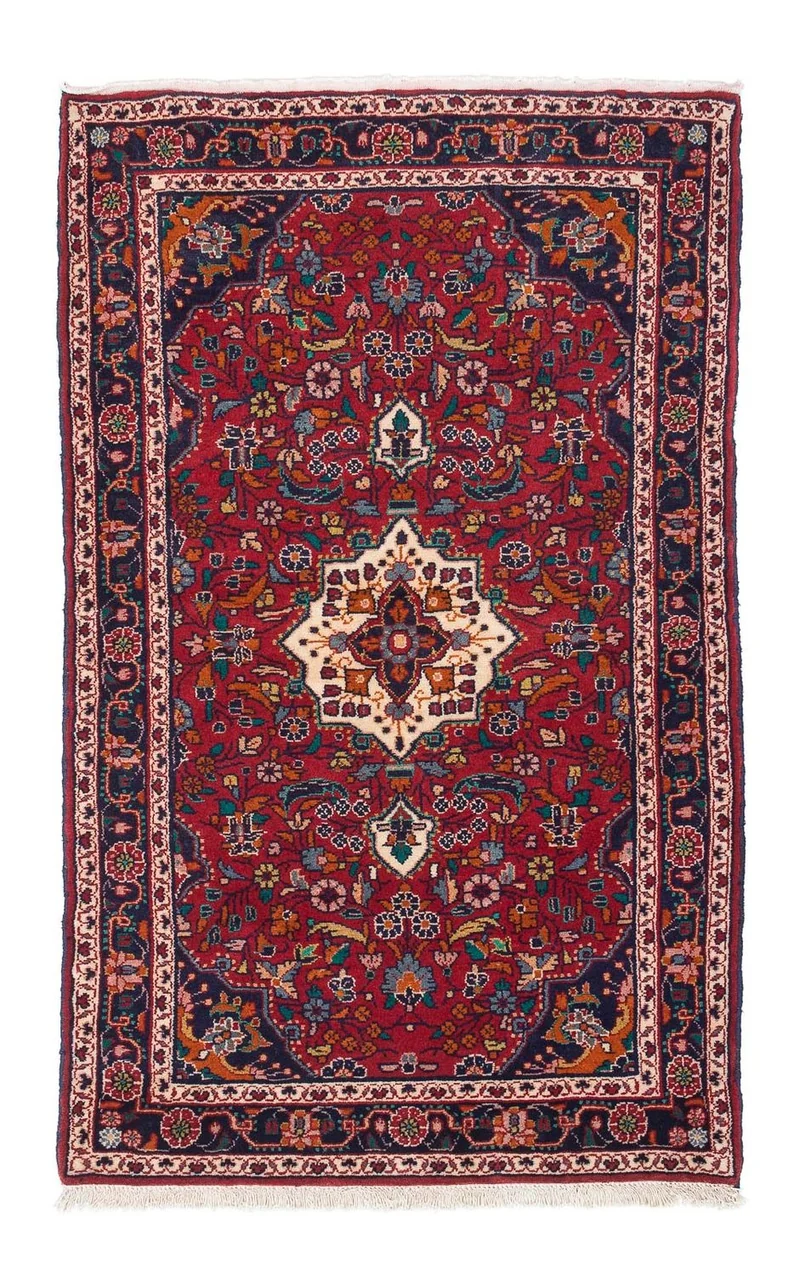 Perserteppich - Nomadic 88 x 128 cm - dunkelrot