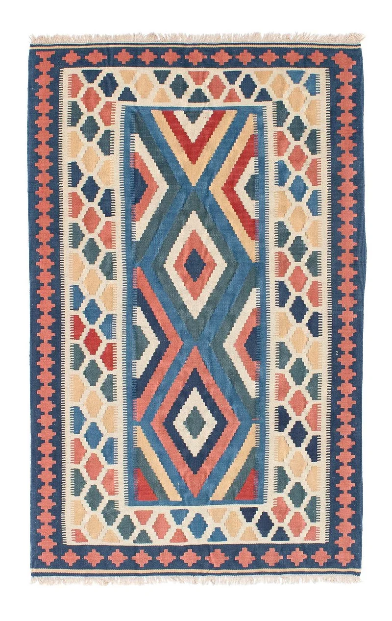 Kelim Teppich - Oriental 111 x 181 cm - mehrfarbig