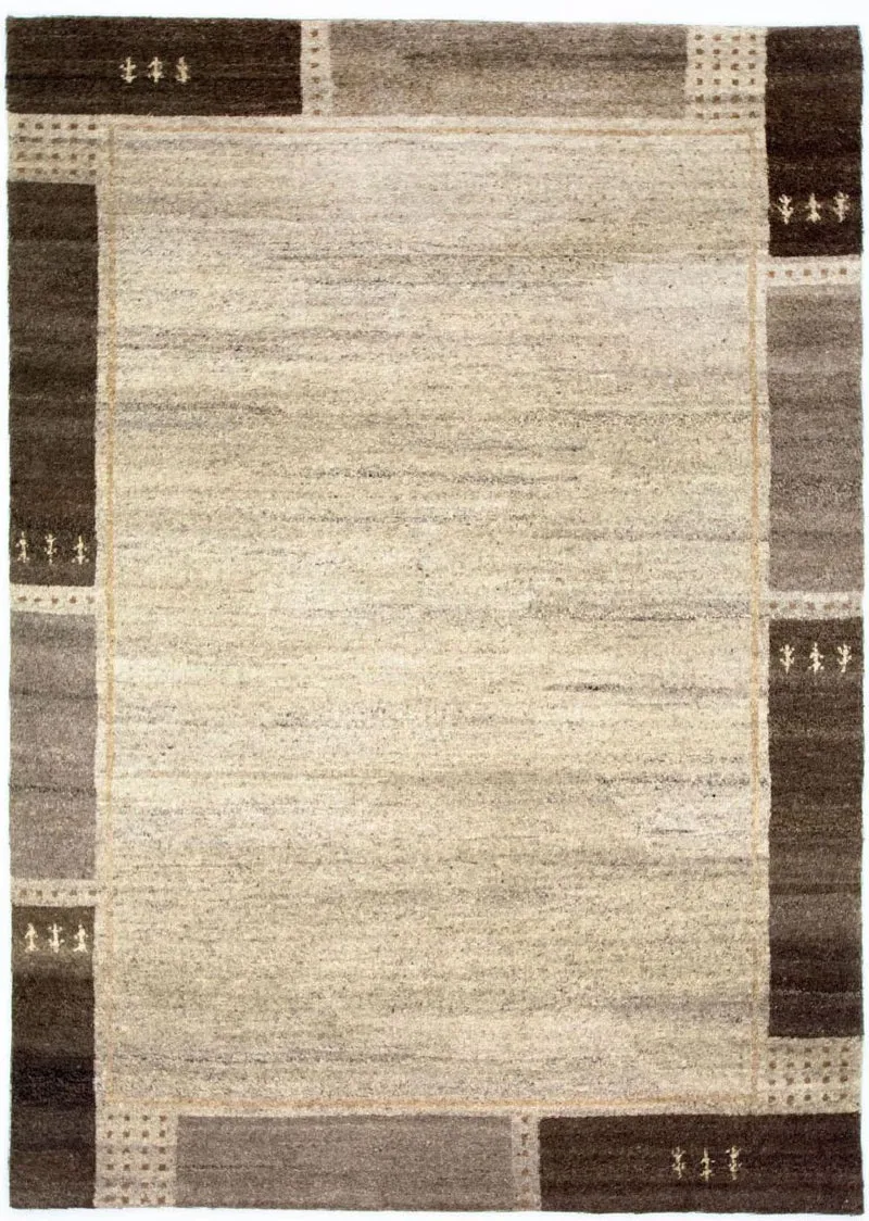 Gabbeh Teppich - Indus 139 x 200 cm - beige