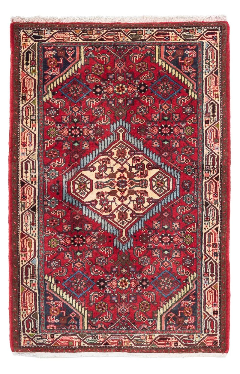 Perserteppich - Nomadic 77 x 116 cm - rot