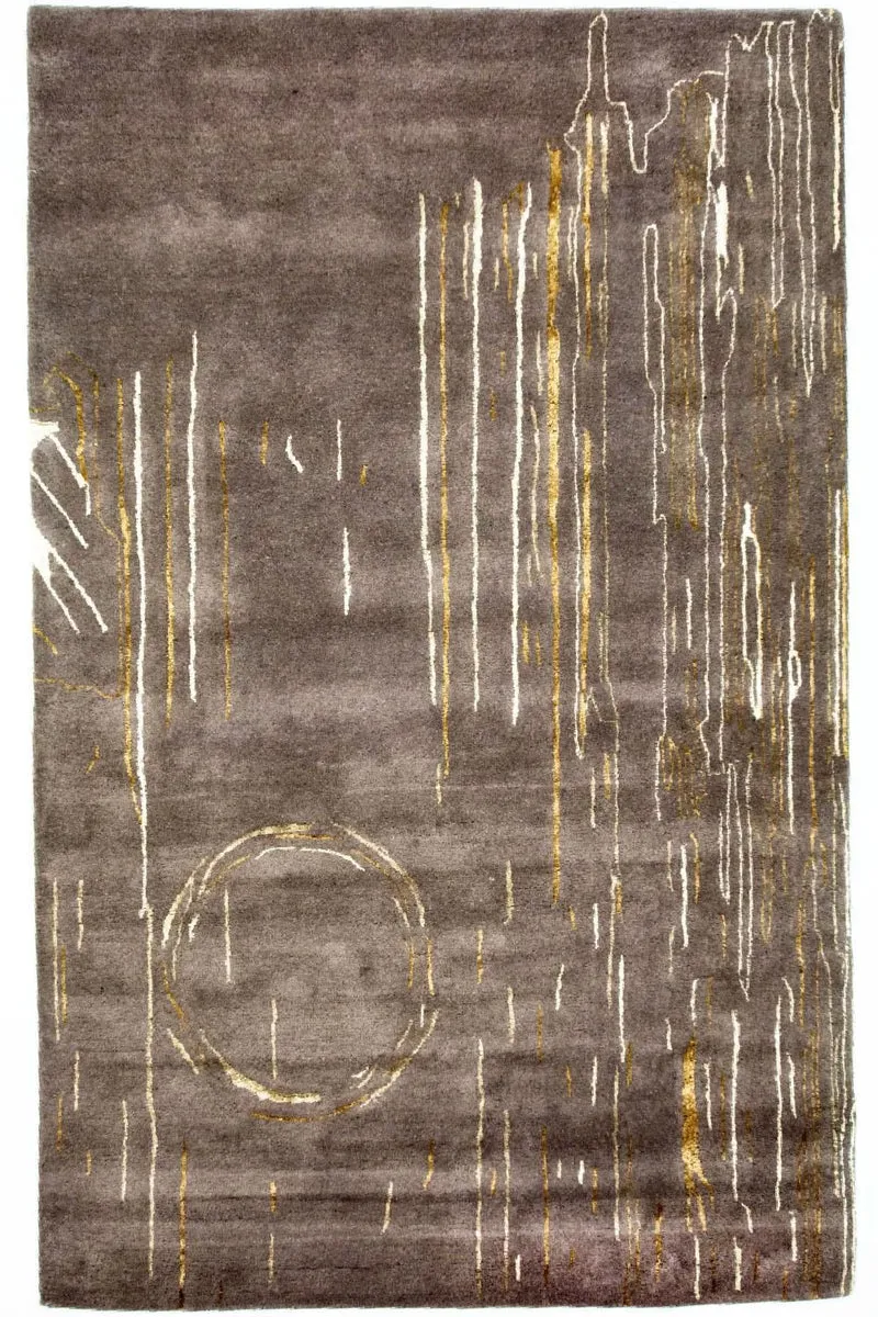 Designer Teppich 151 x 242 cm Wohnzimmer Teppich