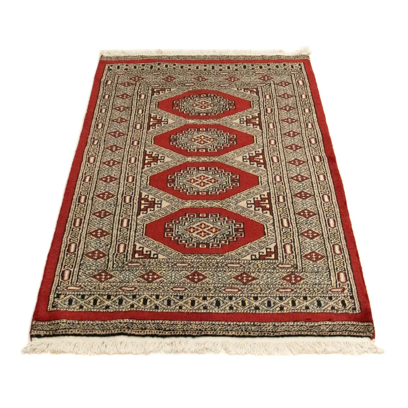 Afghan Teppich - Buchara 79 x 124 cm - rot