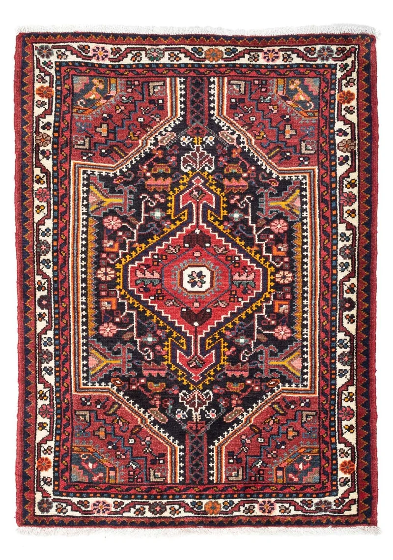 Perserteppich - Nomadic 85 x 122 cm - rot