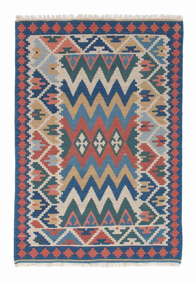 Kelim Teppich - Oriental 116 x 168 cm - mehrfarbig