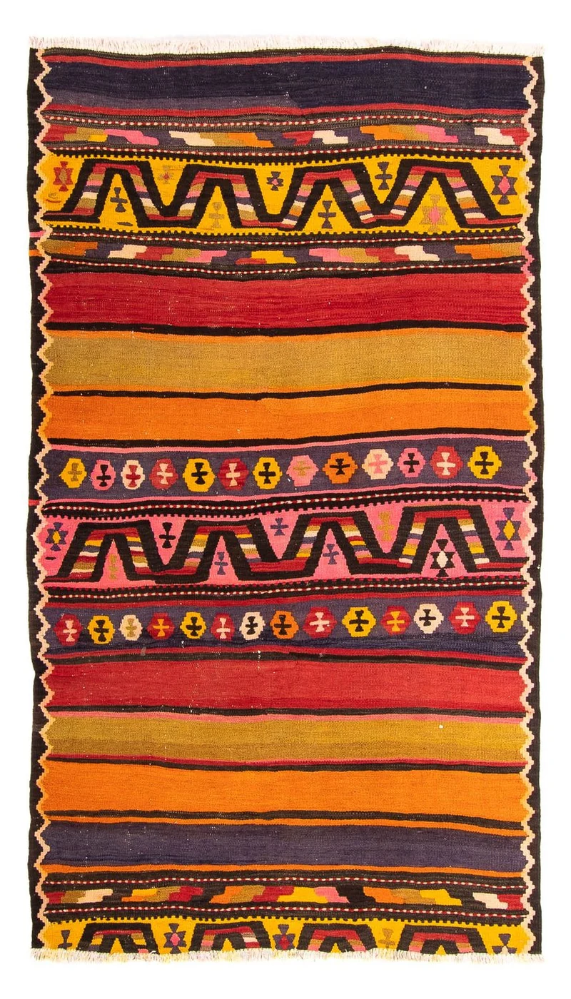 Kelim Teppich - Old 135 x 220 cm - mehrfarbig