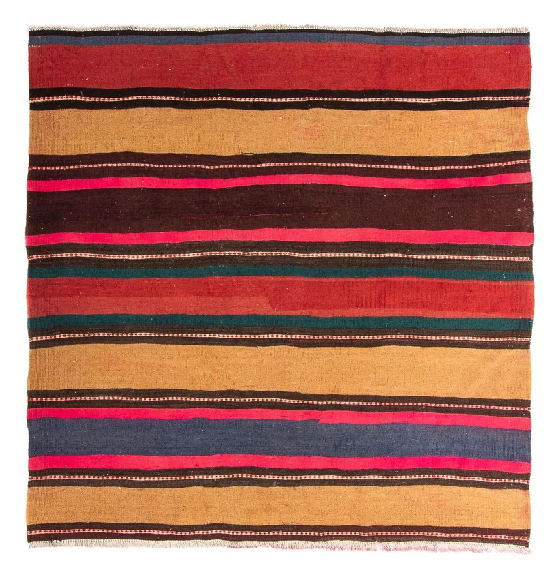 Kelim Teppich - Old 170 x 175 cm - mehrfarbig