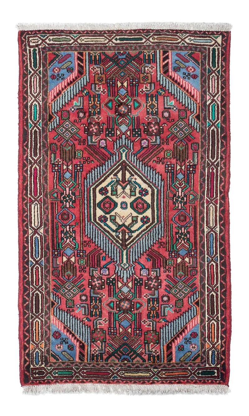 Perserteppich - Nomadic 80 x 134 cm - rot