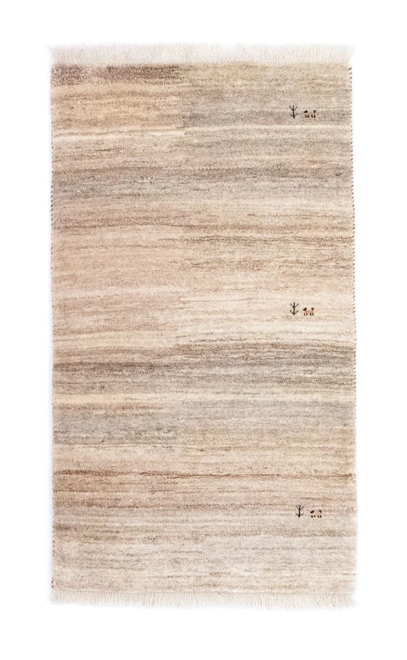 Gabbeh Teppich - Perser 74 x 129 cm - beige