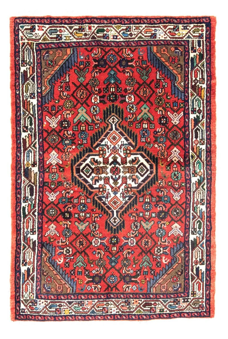 Perserteppich - Nomadic 85 x 122 cm - rot