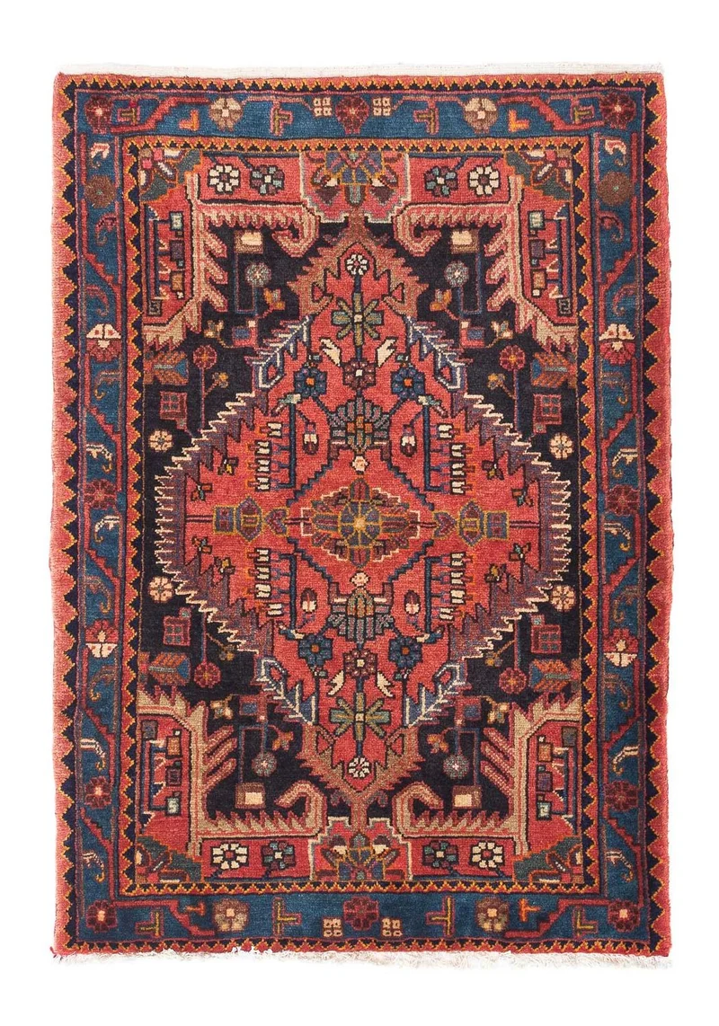 Perserteppich - Nomadic 88 x 120 cm - hellrot
