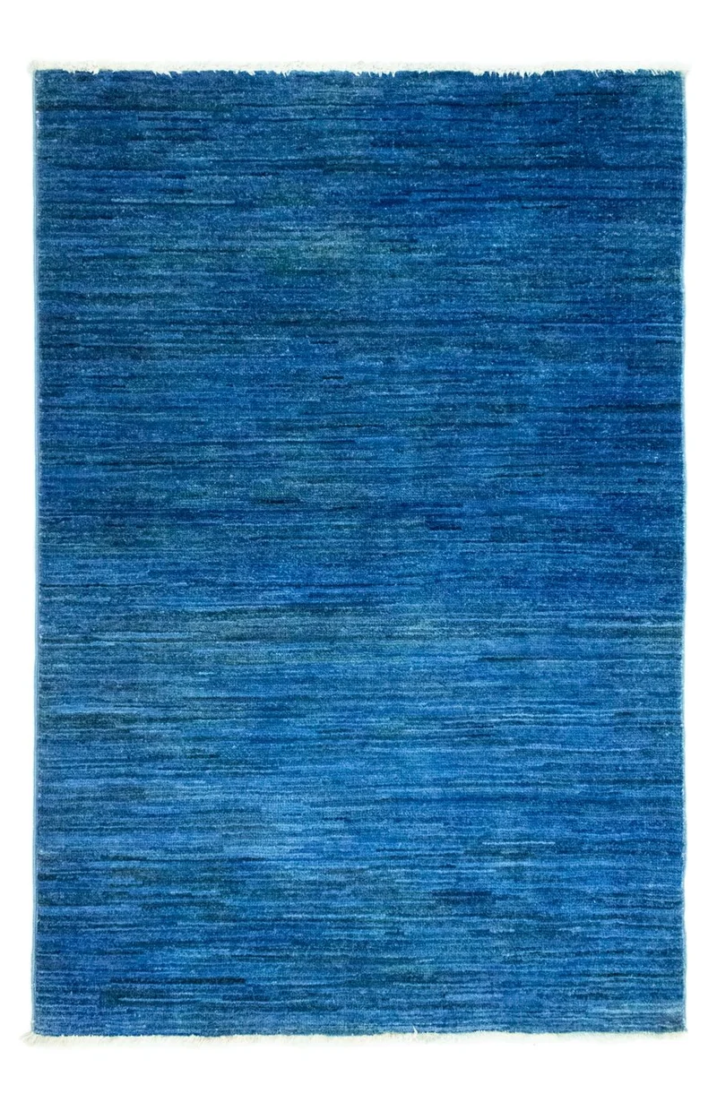 Ziegler Teppich - Modern 85 x 125 cm - blau