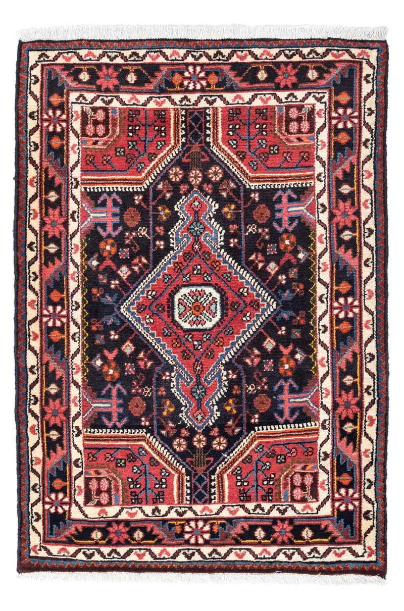 Perserteppich - Nomadic 82 x 121 cm - dunkelblau