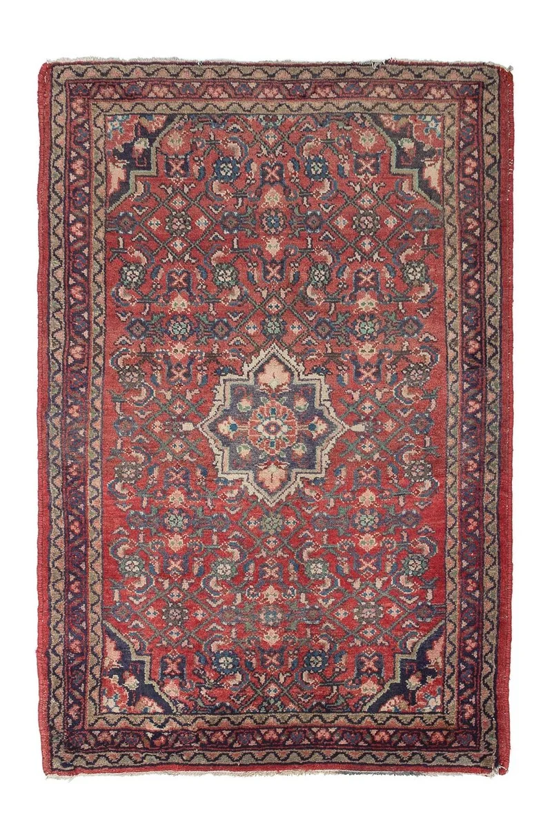 Perserteppich - Nomadic 86 x 130 cm - rot