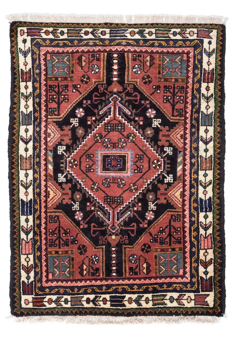 Perserteppich - Nomadic 78 x 108 cm - dunkelblau