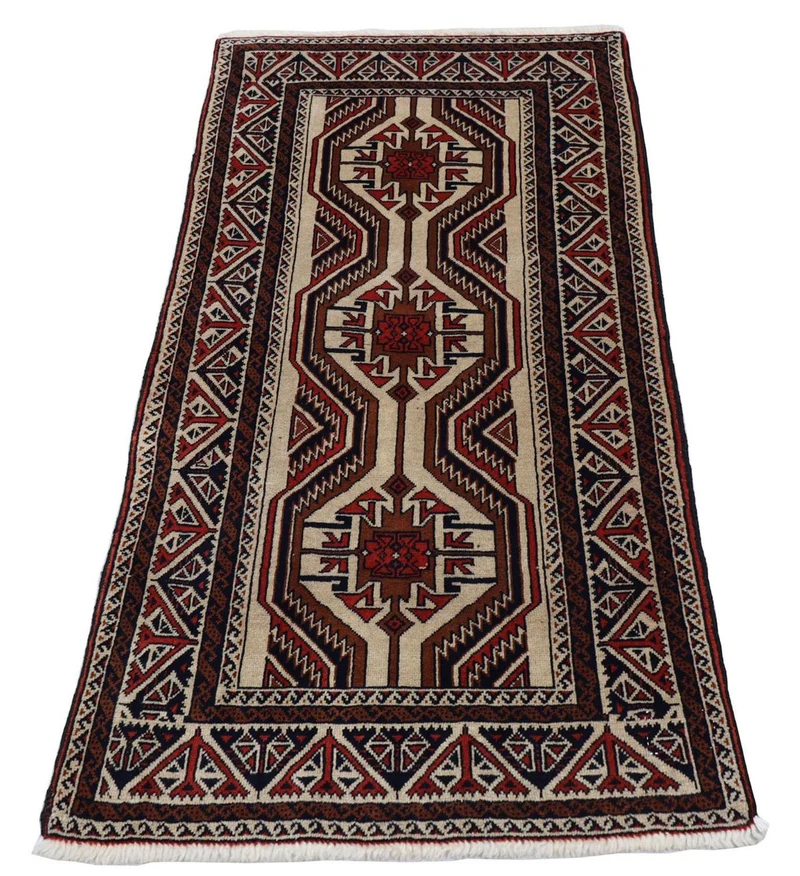 Belutsch Teppich 80 x 151 cm - beige