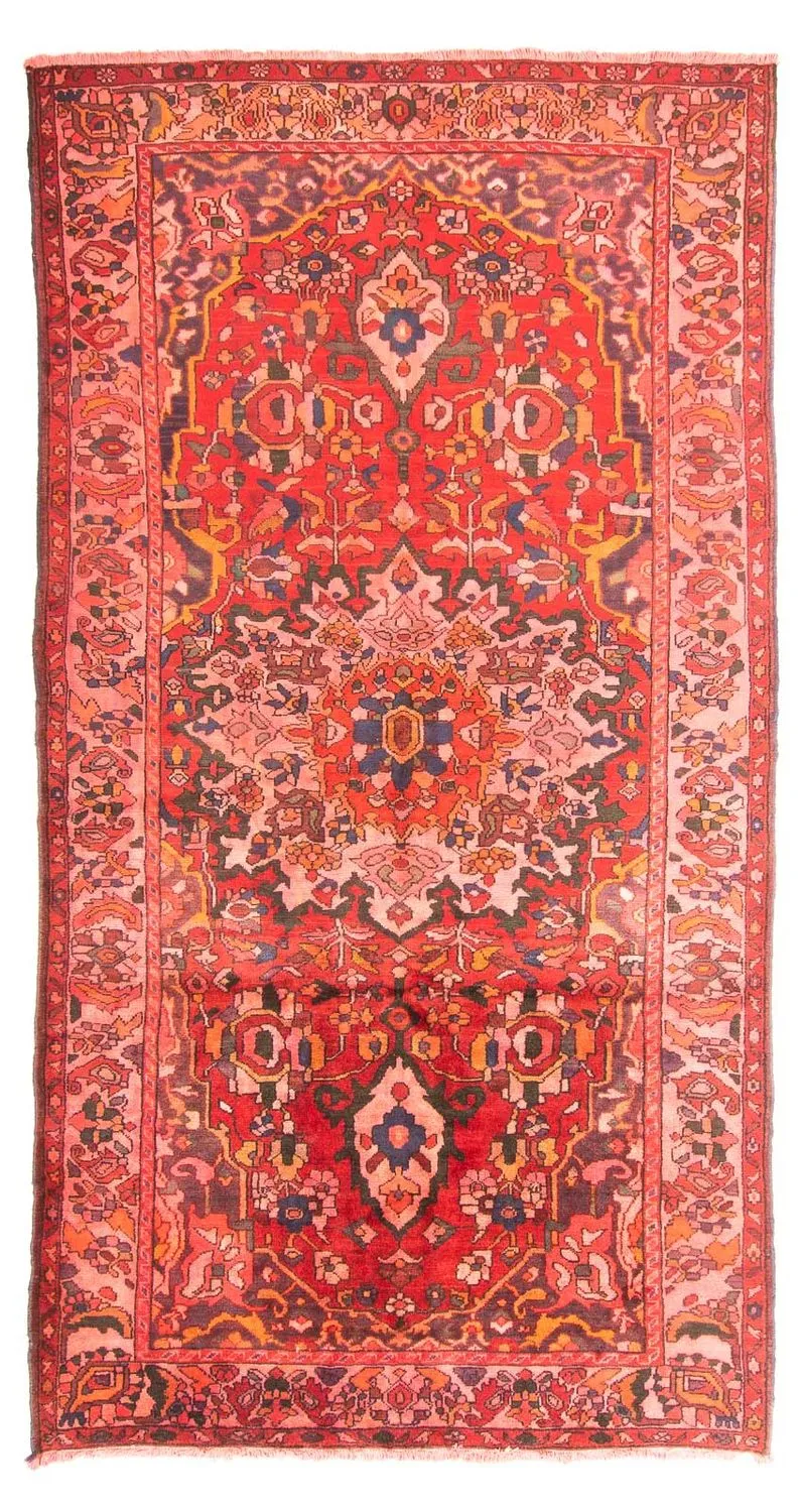 Orientteppich 160 x 304 cm - hellrot
