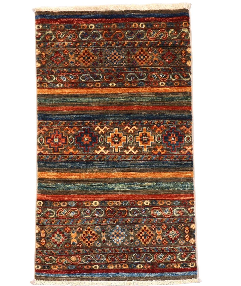 Ziegler Teppich 61 x 100 cm - mehrfarbig