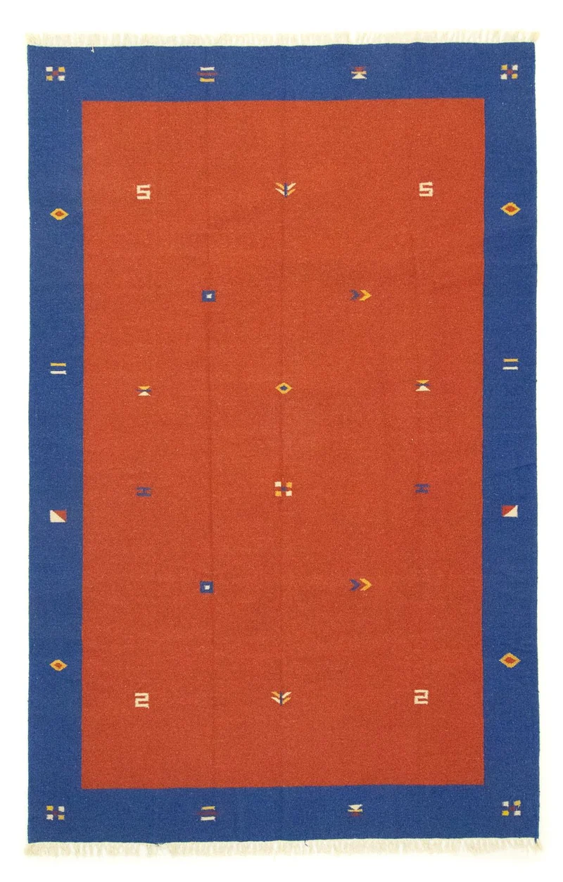 Kelim Teppich - Trendy 200 x 300 cm - rot