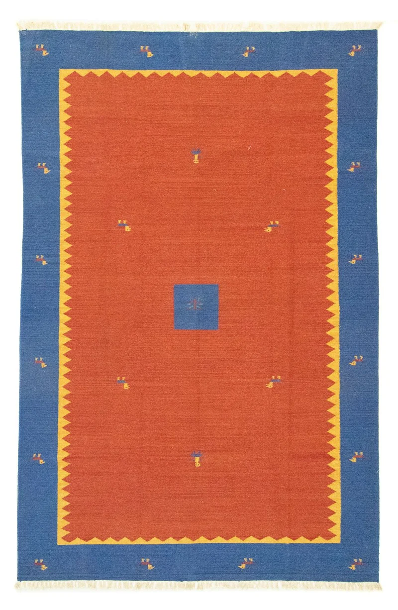 Kelim Teppich - Trendy 200 x 300 cm - orange