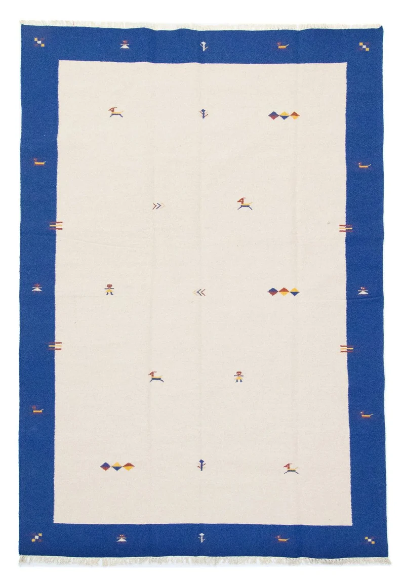Kelim Teppich - Trendy 200 x 300 cm - beige