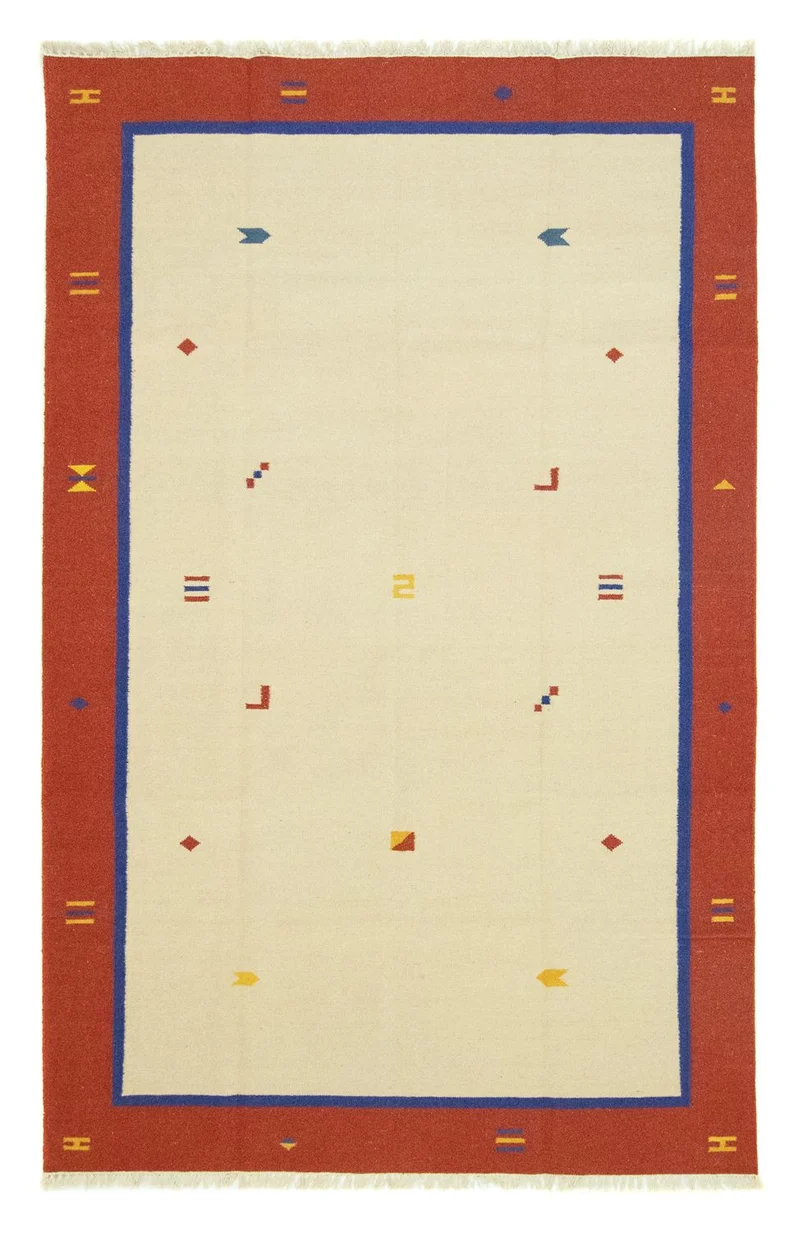 Kelim Teppich - Trendy 200 x 300 cm - beige
