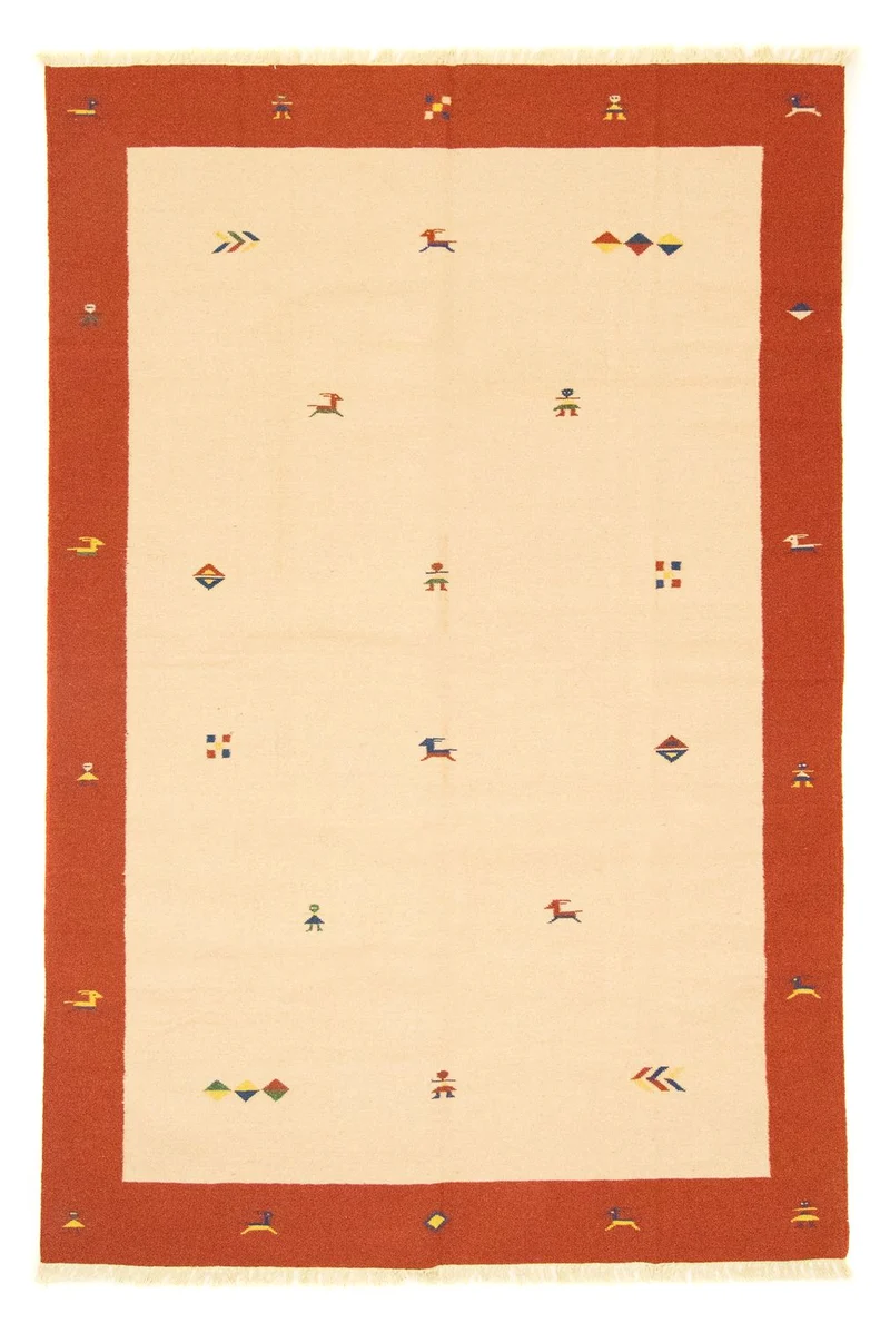 Kelim Teppich - Trendy 200 x 300 cm - beige