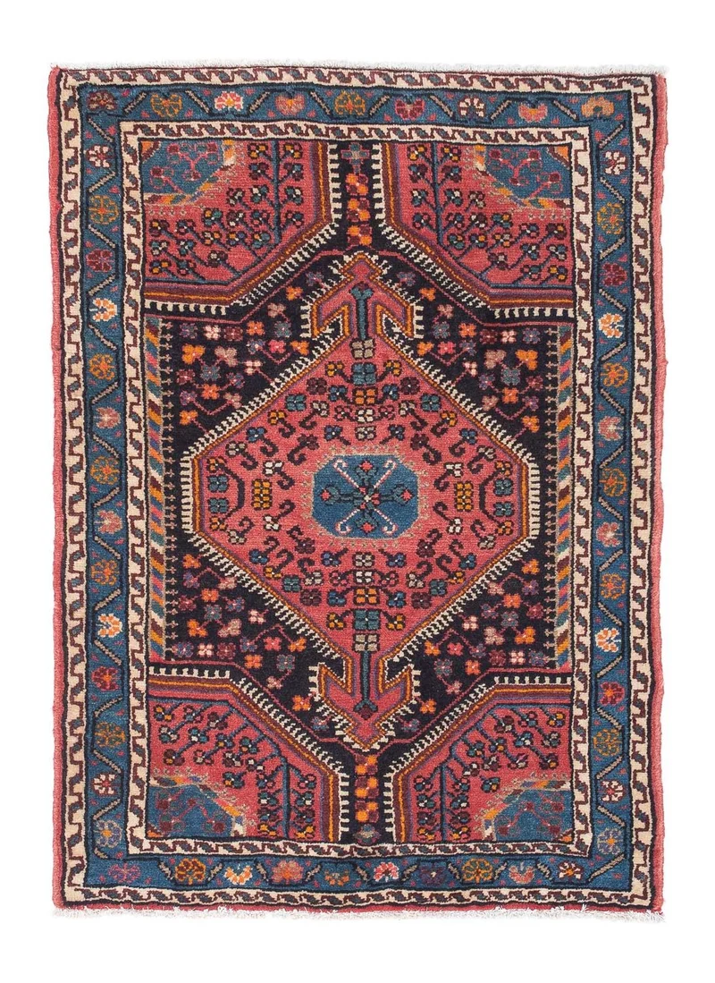 Perserteppich - Nomadic 83 x 118 cm - dunkelblau