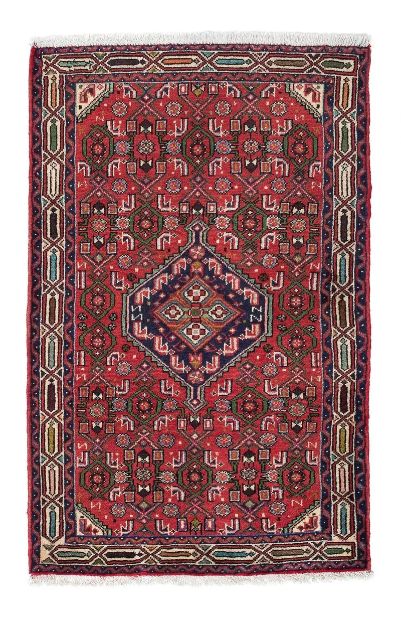 Perserteppich - Nomadic 80 x 122 cm - rot