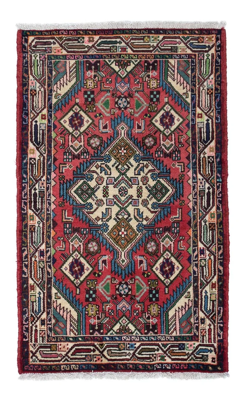 Perserteppich - Nomadic 77 x 125 cm - rot
