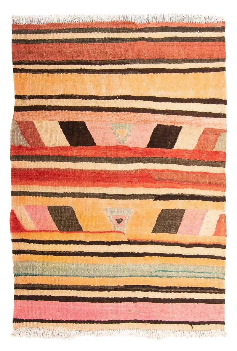 Kelim Teppich - Old 116 x 150 cm - mehrfarbig