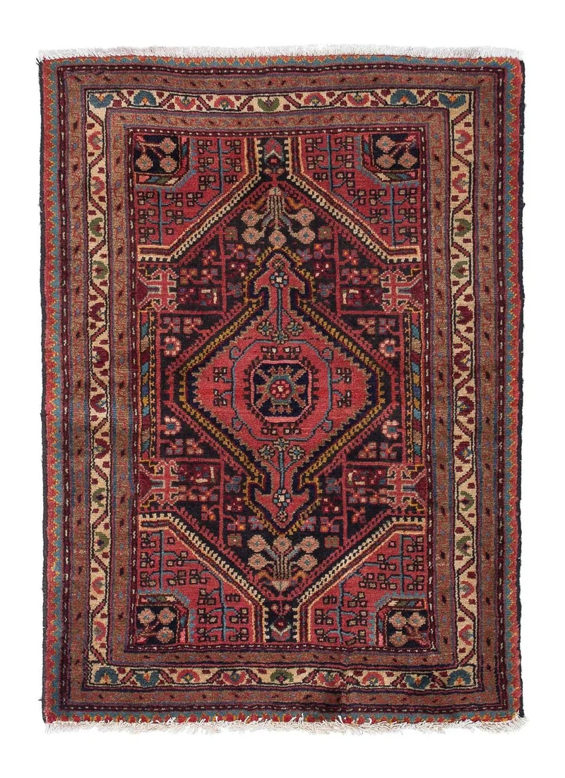 Perserteppich - Nomadic 83 x 115 cm - hellrot