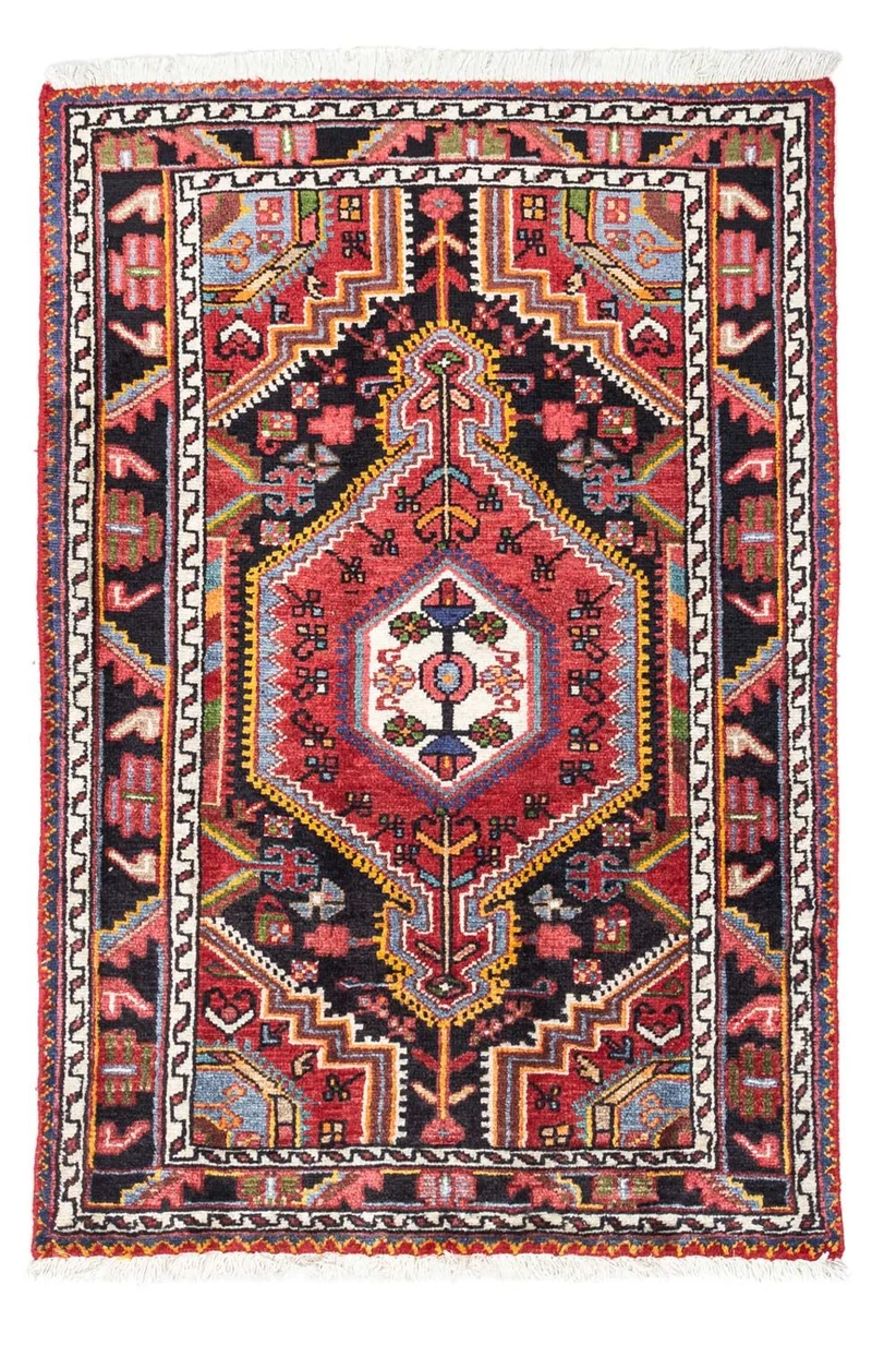 Perserteppich - Nomadic 77 x 117 cm - hellrot