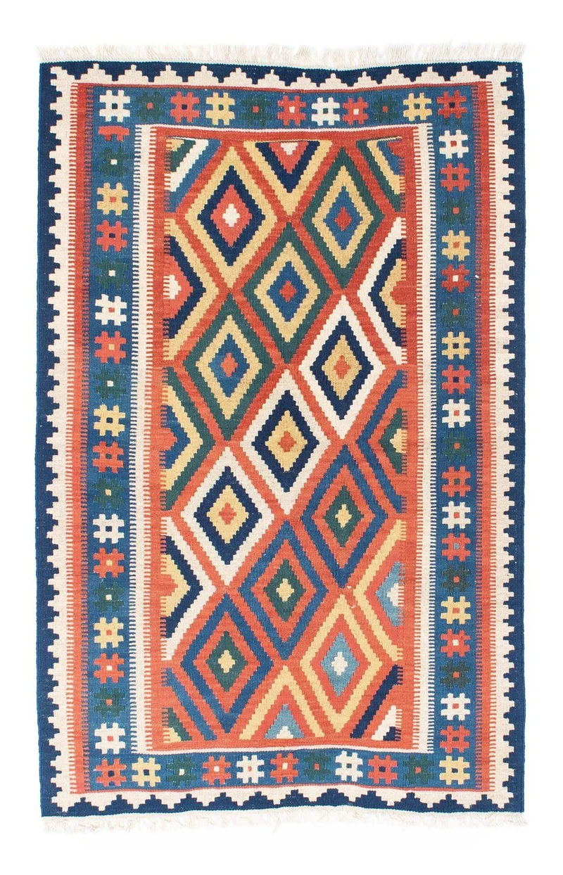 Kelim Teppich - Oriental 103 x 163 cm - rost