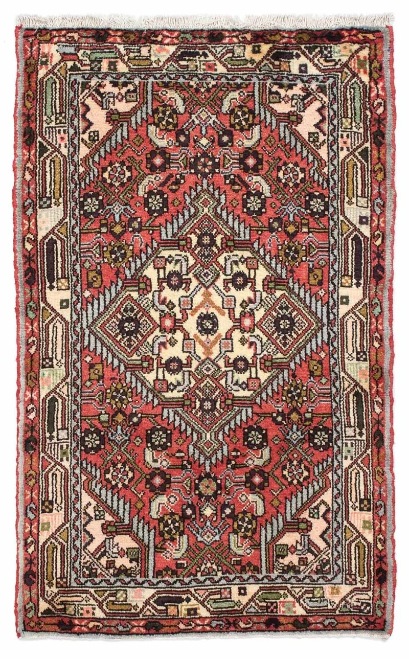 Perserteppich - Nomadic 77 x 123 cm - hellrot