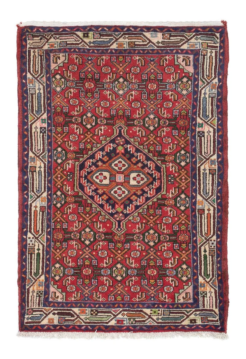 Perserteppich - Nomadic 79 x 120 cm - rot