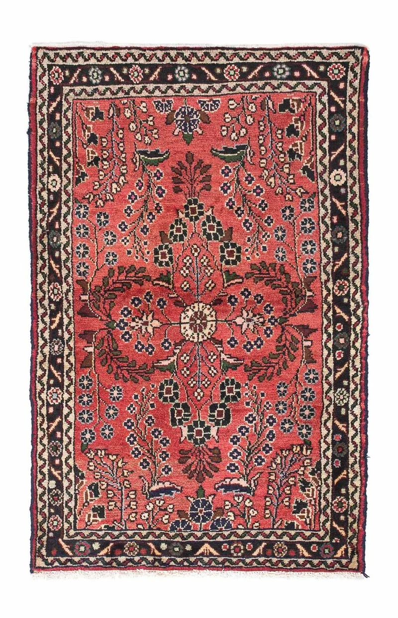 Perserteppich - Nomadic 77 x 123 cm - hellrot