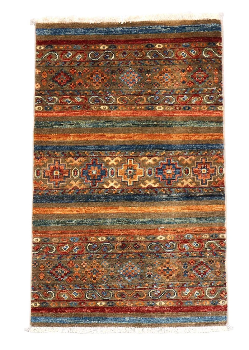 Ziegler Teppich 63 x 94 cm - braun