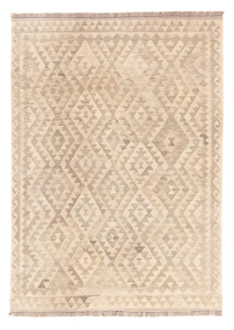 Kelim Teppich - Splash 154 x 210 cm - beige
