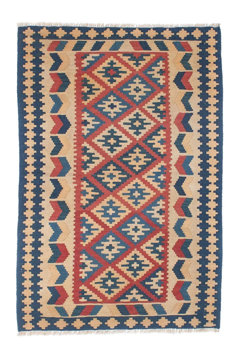 Kelim Teppich - Oriental 106 x 157 cm - mehrfarbig