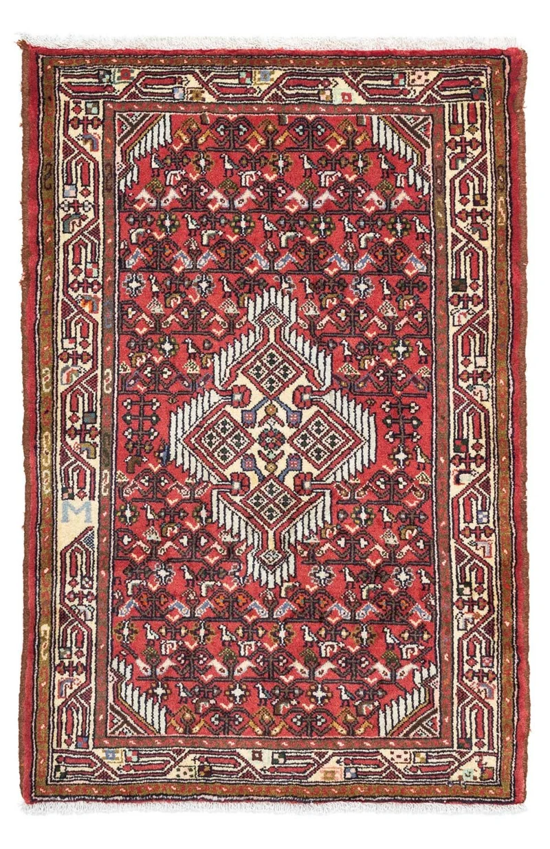 Perserteppich - Nomadic 80 x 125 cm - rot