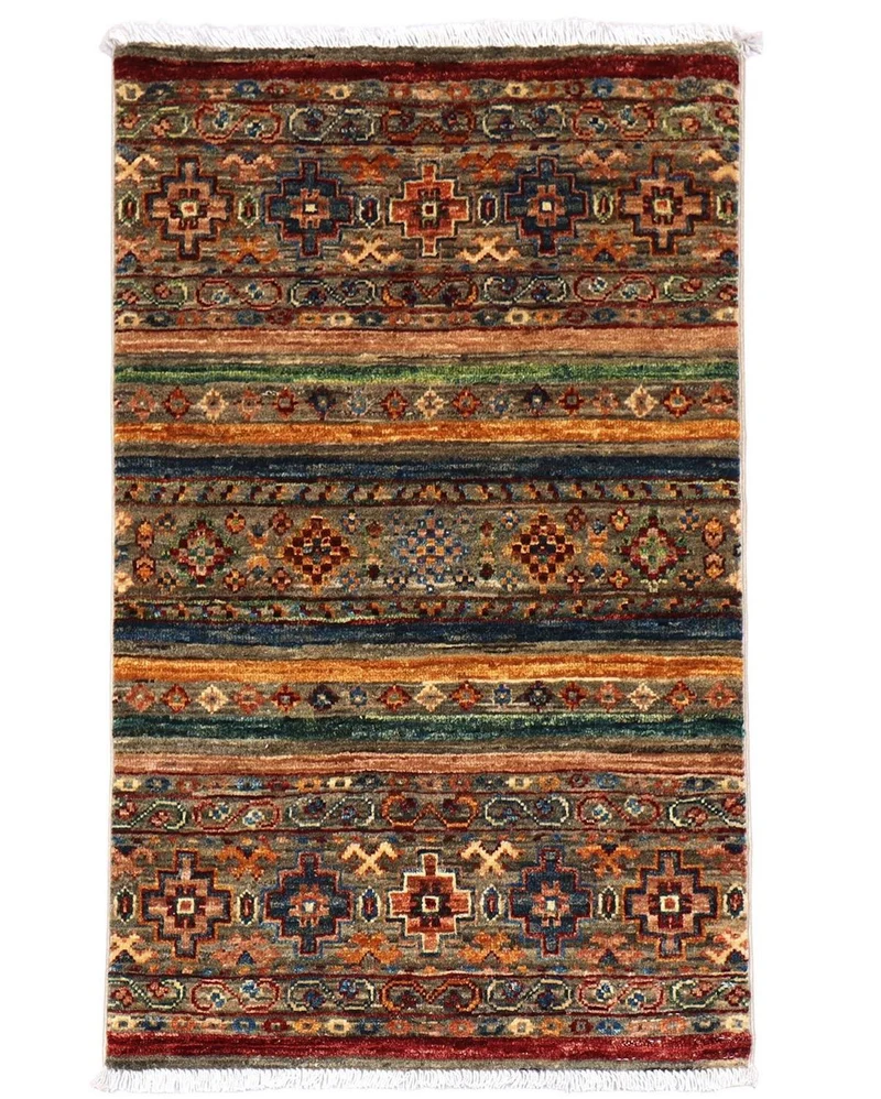 Ziegler Teppich 63 x 99 cm - mehrfarbig